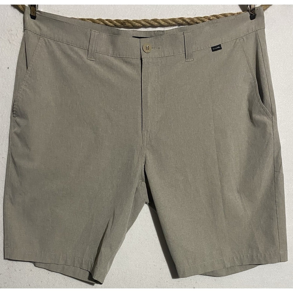 Travis Matthew Tech 38 Chino Khaki Golf Shorts Performance Stretch Summer Fall